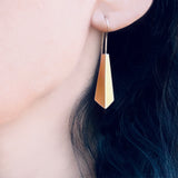 Gold Quill Earrings